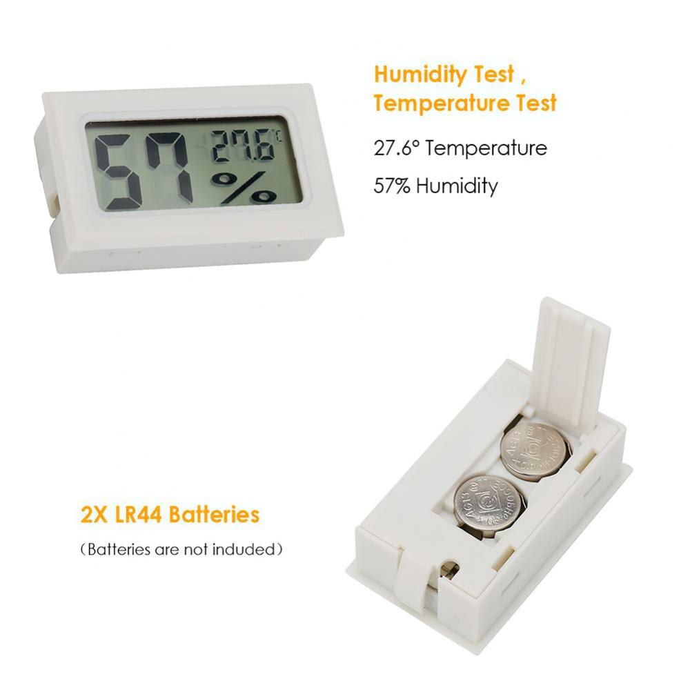 LCD Digital Thermometer Hygrometer Electronic Temperature Humidity Meter Indoor Outdoor Temperature Instruments For Home