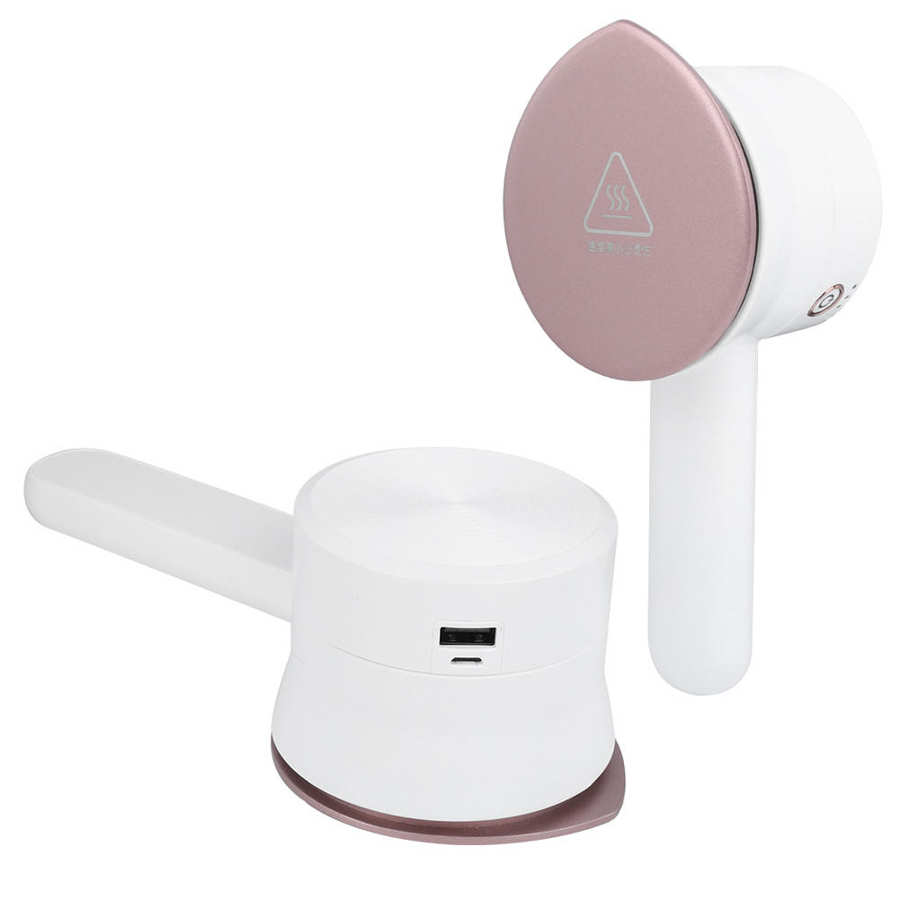 Handheld Steamer Portable Electric Steam Iron USB Rechargeable Mini Cordless Small Garment Ironing Machine for Travel Outdoor