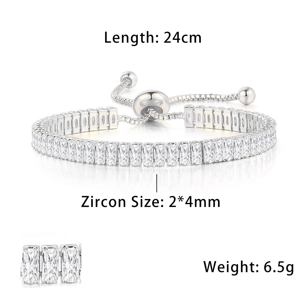 Modische Diamant Tennis Armbänder für Frauen blendend Verschiedene bilden Kristall Kette auf Hand Trend sexy Party Zubehör Schmuck