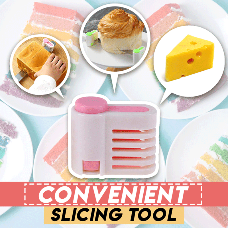 Even Cake Slicing Leveler Cake Slicers 5 Layers Cake Pie Slicer Sheet Guide Cutter Server Bread Cutting Fixator Kitchen Tools