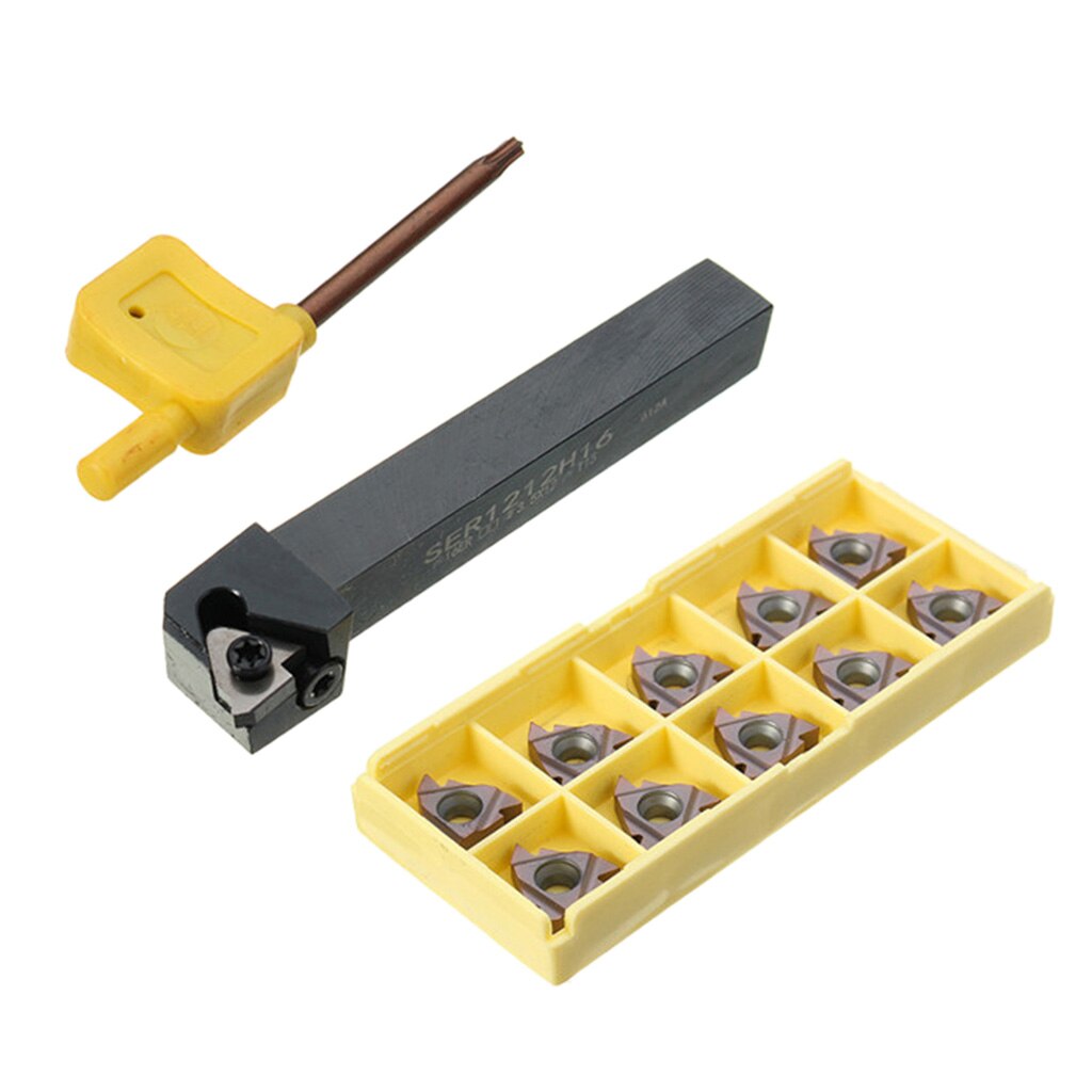 Draaien Gereedschaphouder 100Mm + Externe Threading Carbide + T15 Moersleutel Sets