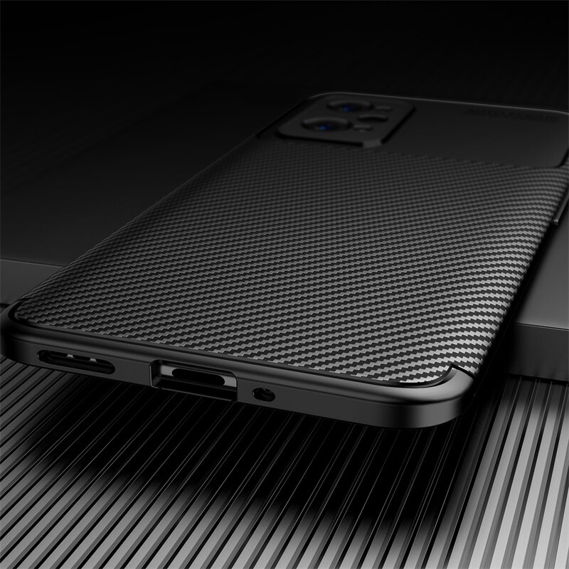 Voor Realme Gt Neo2 Case Carbon Fiber Patroon Shockproof Bumper Armor Terug Soft Tpu Cover Realmi Gt Neo 2 5G Beschermen Funda 6.62''