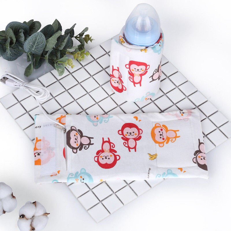 Couvercle isolant de biberons USB | Pour enfants, protection pour l'alimentation du lait, Portable, UK: Monkey