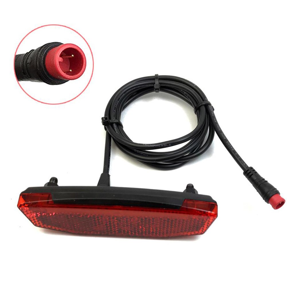 E-scooter Tail light Electric Bicycle Bicycle 36V/48V Ebike Rear Light SM/ Waterproof Interface Connections bike tail light: Waterproof Connector