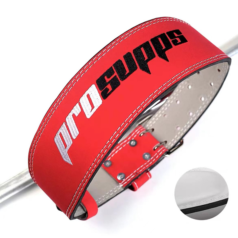 Cintura in pelle per sollevamento pesi Cintura per allenamento fitness Cintura per tutore in vita Protezione lombare tozzo Stacco bodybuilding Palestra Supporto per la schiena: S / Grigio chiaro