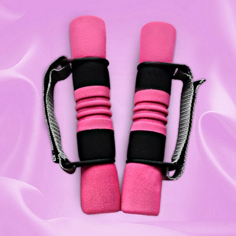 Oefening Een Paar Lopen Dumbbells Hand Gewichten Aerobics Workout Fitness Sport