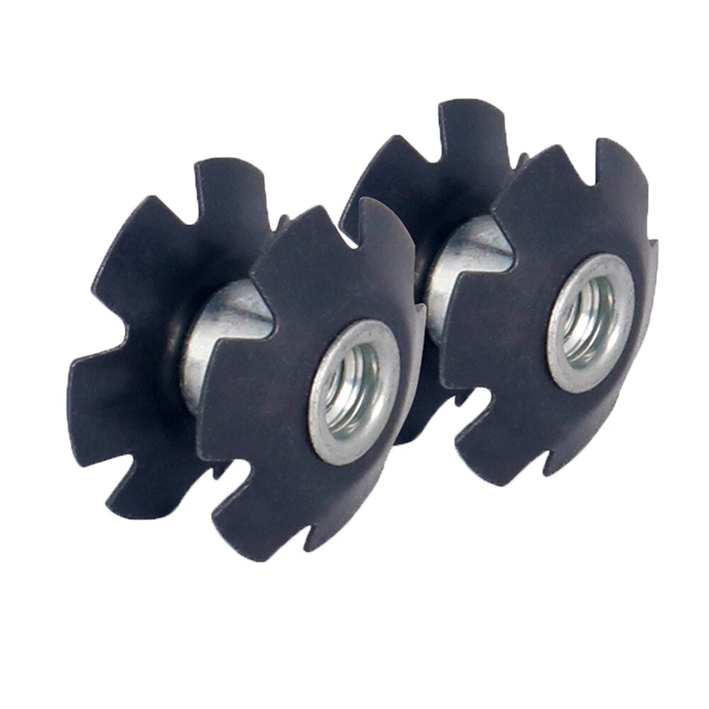 Widelec rowerowy rdzeń montażowy MTB sterować rura zestaw słuchawkowy śrubin mocujące z kołnierzem gwiazda orzechy dla 1-1/8 "28.6mm Steerer bezgwintowy widelec