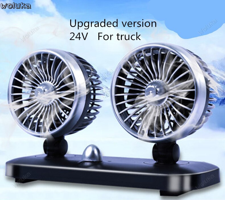 Car fan 24V large truck powerful car with 12V fan air conditioning fan car mute small fan CD50 Q04