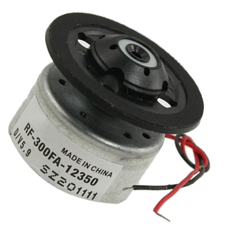 RF-300FA-12350 DC 5.9V Spindle Motor for DVD CD Player Silver+Black