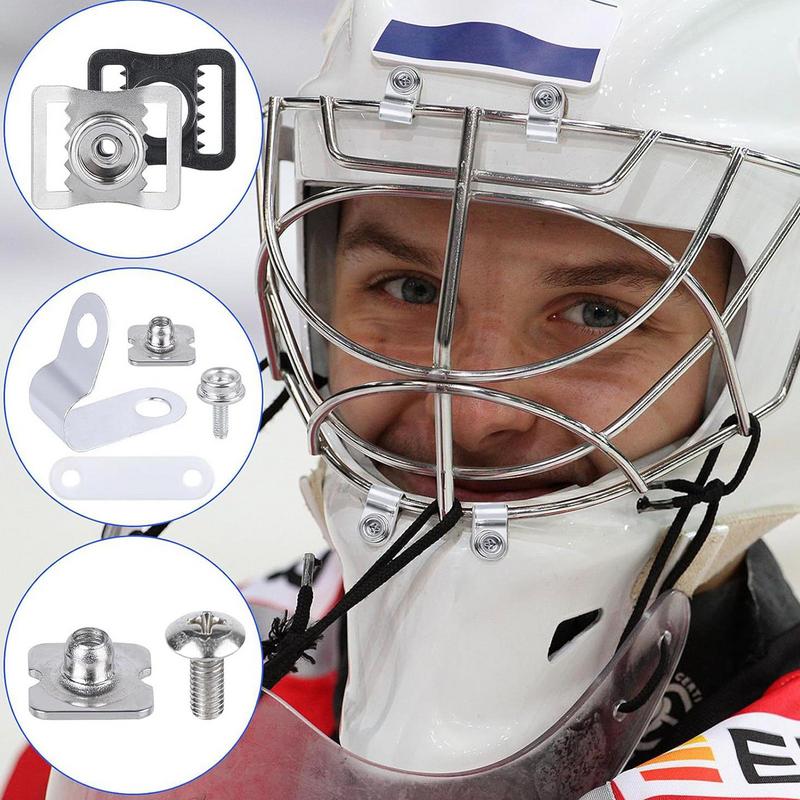 Tillbehör för reparation av ishockeyhjälmar 57 st. reparationssats för fotboll, baseboll, hockey, softboll, hjälmar, reservdelar, skruvdelar, verktyg