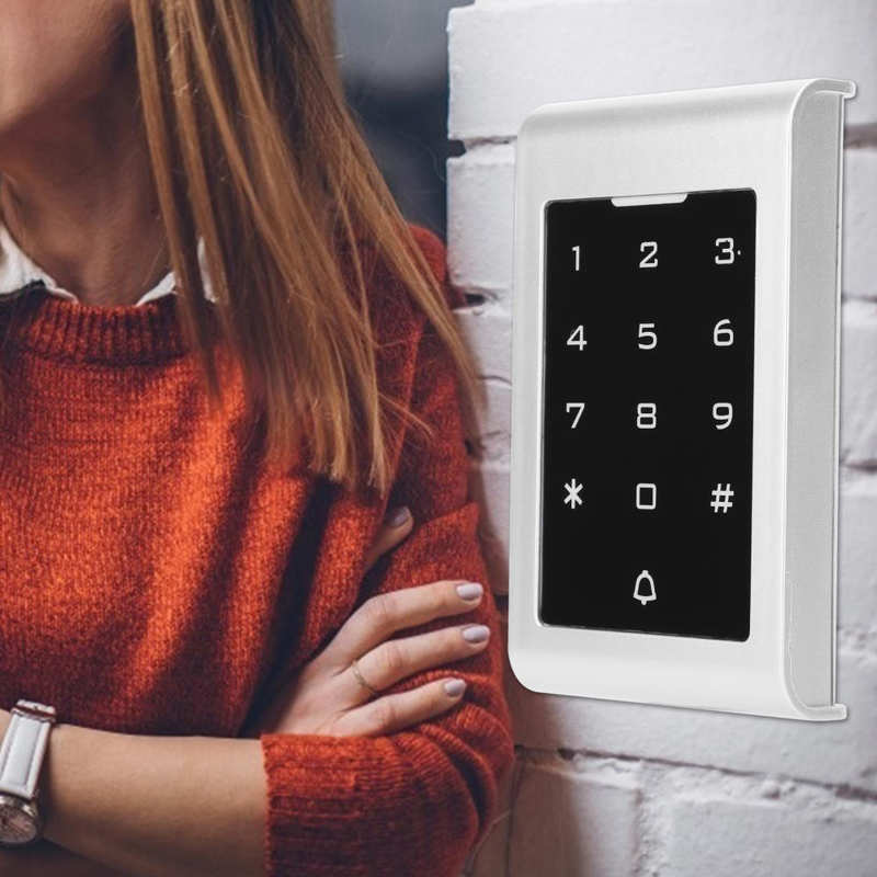 keypad Touch Door Keypad 125KHz Password Card Lock Wiegand26/34 Access Control System 116x76x22mm Access Control System