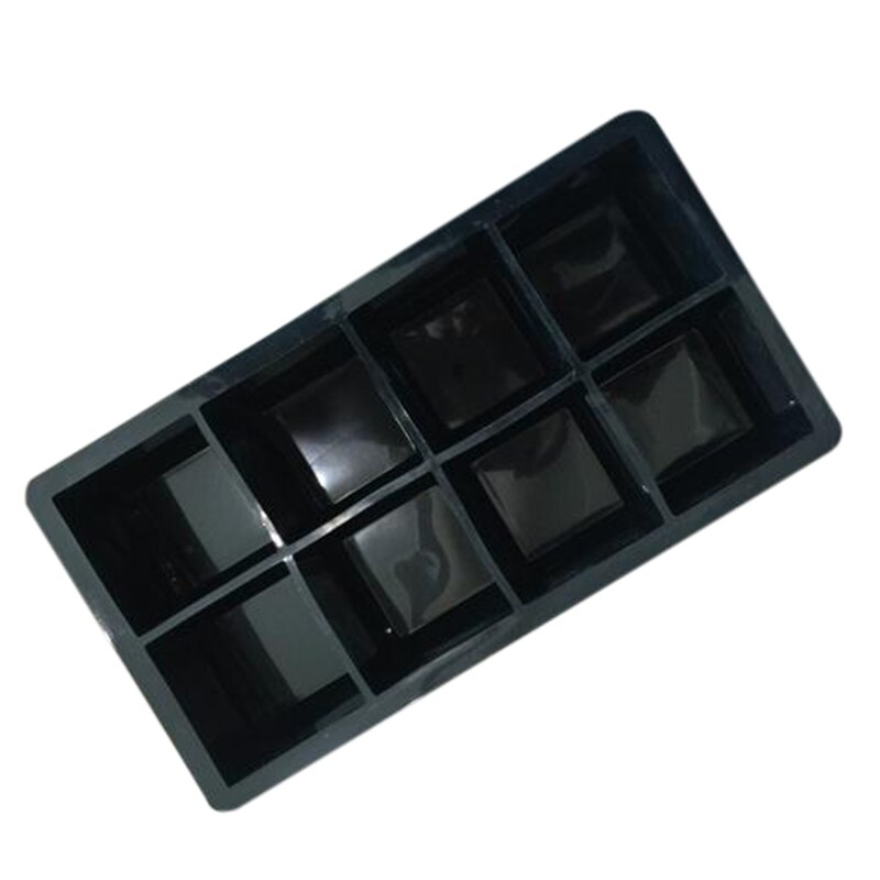 Molde de silicona para helado, moldes para Polos DIY, molde casero para postres, congelador de fruta, molde para hacer helados con palos: Black 21.5x11.5x5cm