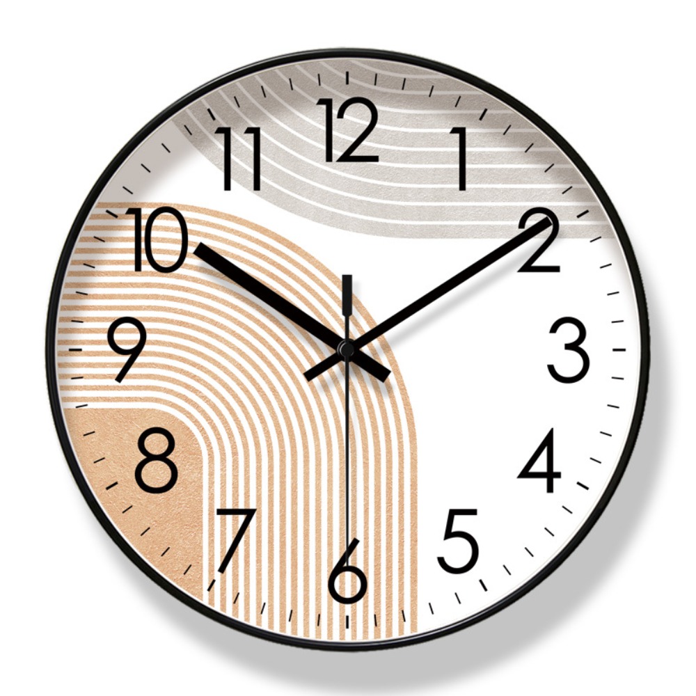 Relógio mudo 10/12/14 Polegada relógio de parede pendurado estilo nórdico simples pendurado relógio de parede silencioso não-ticking sala de estar: green