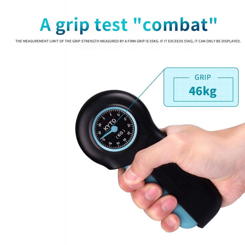 KYTO main Grip mètre dynamomètre pointeur dynamomètre main pince jauge de Force puissance entraînement outils de mesure 0-55kg