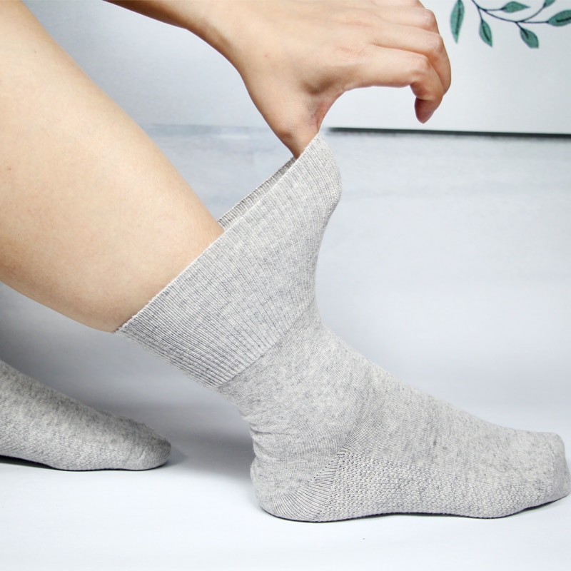 5 Paren/partij Diabetische Sokken Voorkomen Spataderen Sokken Voor Diabetici Hypertensieve Patiënten Bamboe Katoen Materiaal Mannen En Vrouwen