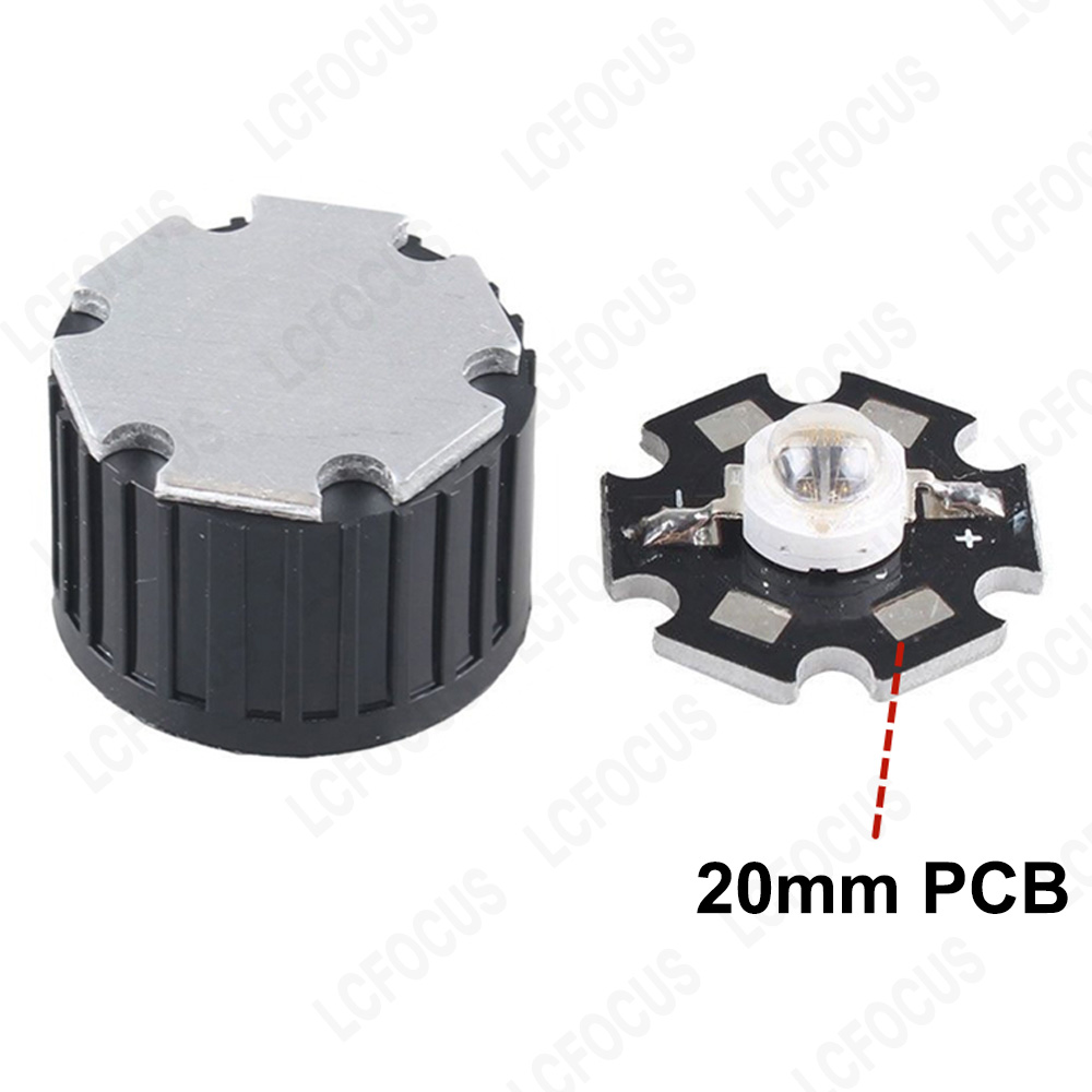 Lentille LED 1W 3W 5W, 10 pièces, collimateur réflecteur 5/10/15/30/45/60/90/120 degrés, lentille optique acrylique PMMA 20MM