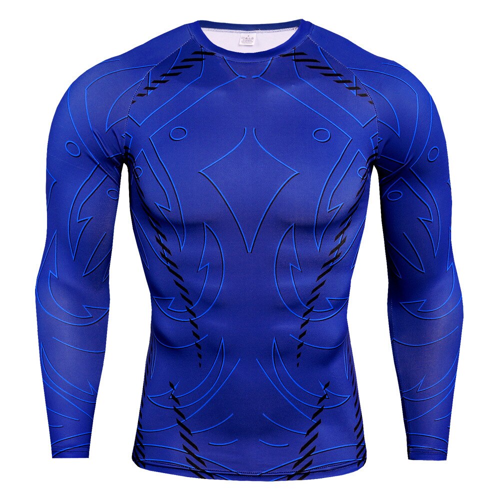 Equipamento térmico frio masculino compressão seca rápida mock ciclismo roupa interior manga longa t camisas