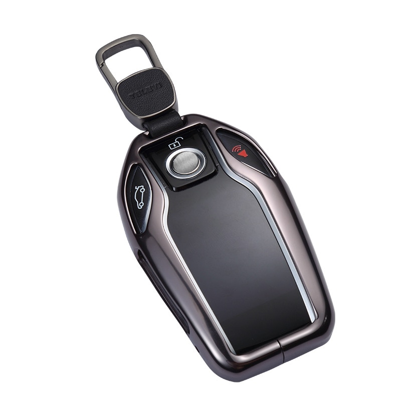 Aluminium Auto LED Display Key Cover Case voor BMW 5 7 serie G11 G12 G30 G31 G32 i8 I12 i15 G01 X3 G02 X4 G05 X5 G07 X7