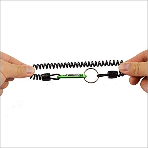 Carabiner retractable cell spring spring as outdoor unisex lobster buckle key rope solid ring mobile phone picture hook