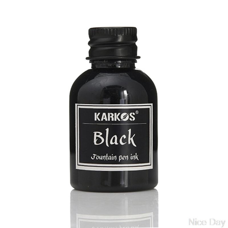 Pure Colorful 30ml Fountain Pen Ink Refilling Inks Stationery School A07 20: BK