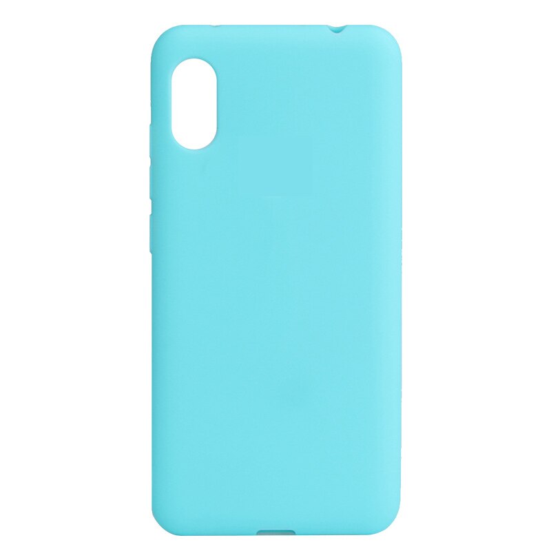 Y5 matte snoepkleurige hoesjes voor huawei  y5 siliconen tpu zachte achterkant huawei honor 8s hoesje: Eer 8s / Hemelsblauw