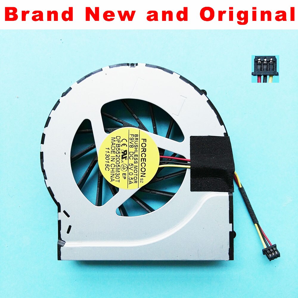CPU cooling fan for HP DV7 dv7-4000 DV6-3000 DV6-3018tx DV6-3152tx fan cooler DFB552005M30T F9V8 610773-001 637610-001