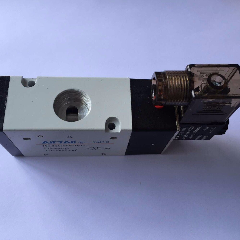 1 stk 3 v 410-15 3 port magnetventil luft 1/2 " tommer bsp 12v/24v dc , ac 110v /220v