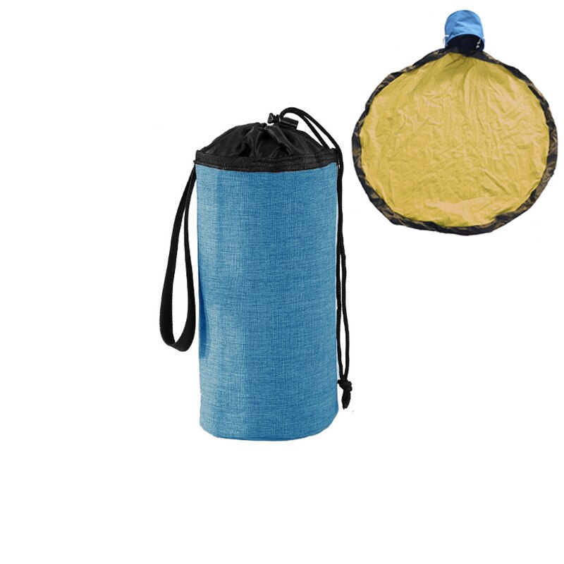 Slide away brinquedo clean-up saco de armazenamento fingir jogar brinquedos portáteis organizador doméstico recipientes de armazenamento à prova dwaterproof água cestas de armazenamento: 0.5m Blue
