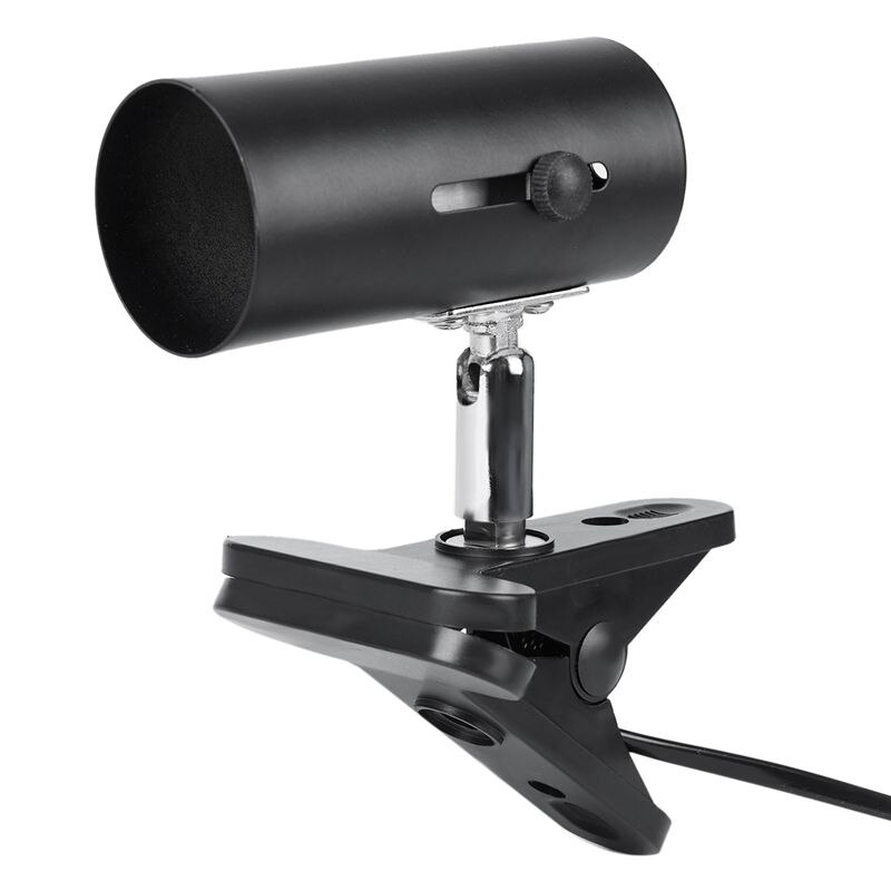 Nw-02 Reptilien Licht Mit Klemme Keramik Wärme Emitter Unterstützung Infrarot Lampe (Eu-stecker)-Schwarz