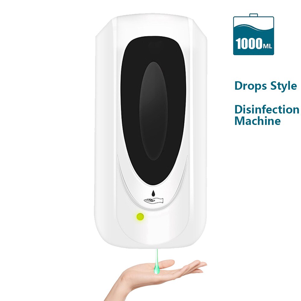 Touchless Hand Sanitizer Soap Disinfection Machine Automatic Soap Dispenser Sensor Mist Spray Hand Disinfection For Bathroom: Drops Style