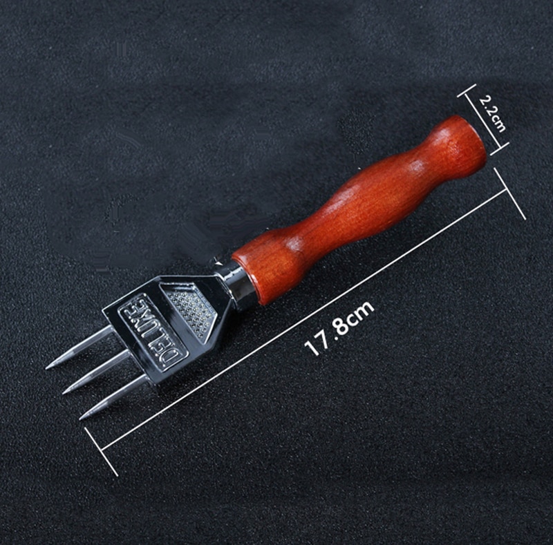 Three-Prong Ice Pick Stainless Steel Ice Chisel Crushed Ice Barware Bartender Tools Bar Accessories