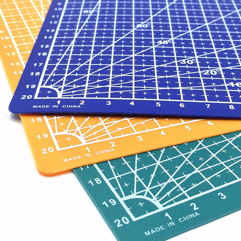 Carving Board Cutting Mat A4 Pad 3 Color Double-sided Cutting Pad