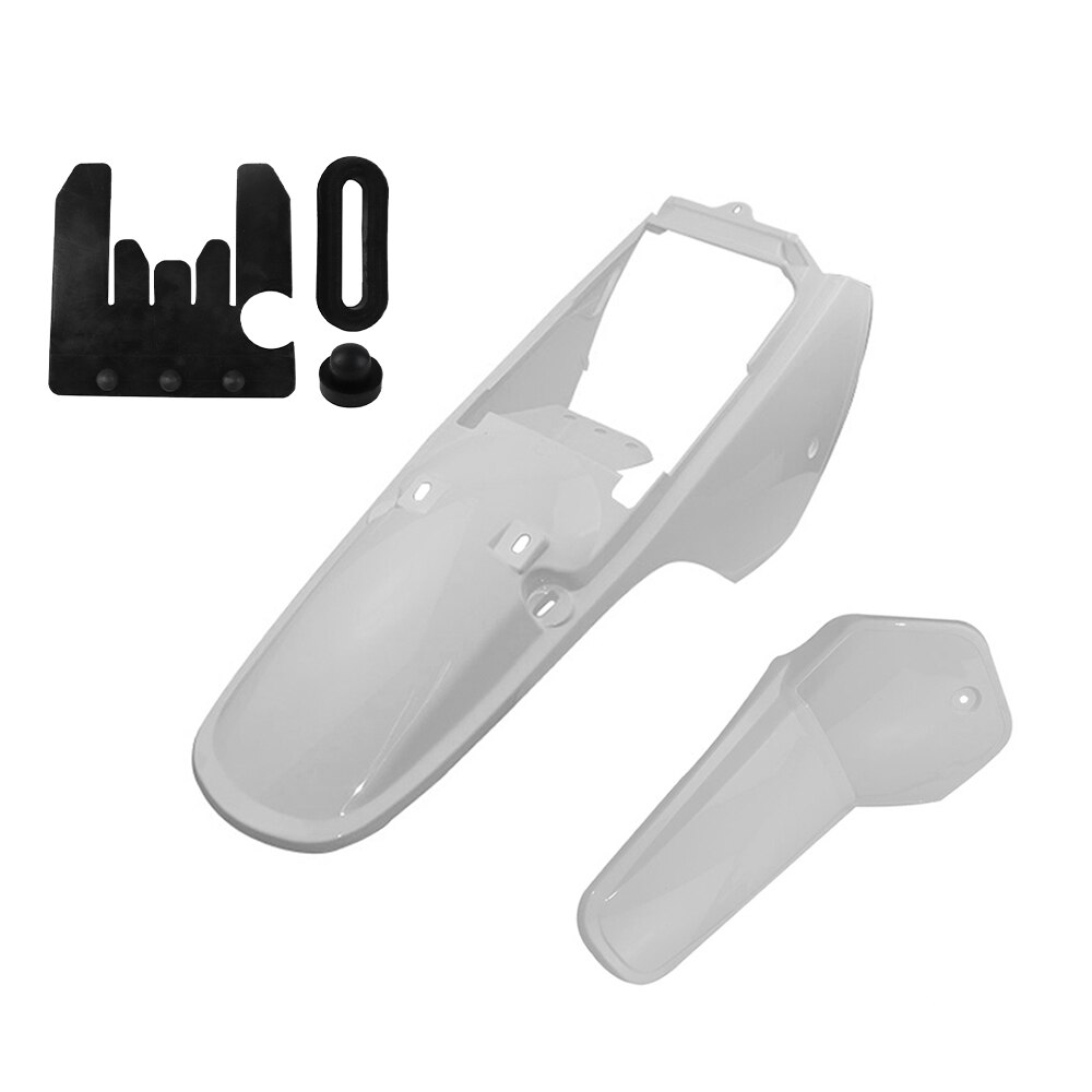 Svart blå vit plast fram/bak stänkskärm skal kåpa kit passform yamaha  pw80 py80 peewee smuts cykel motorcykel delar