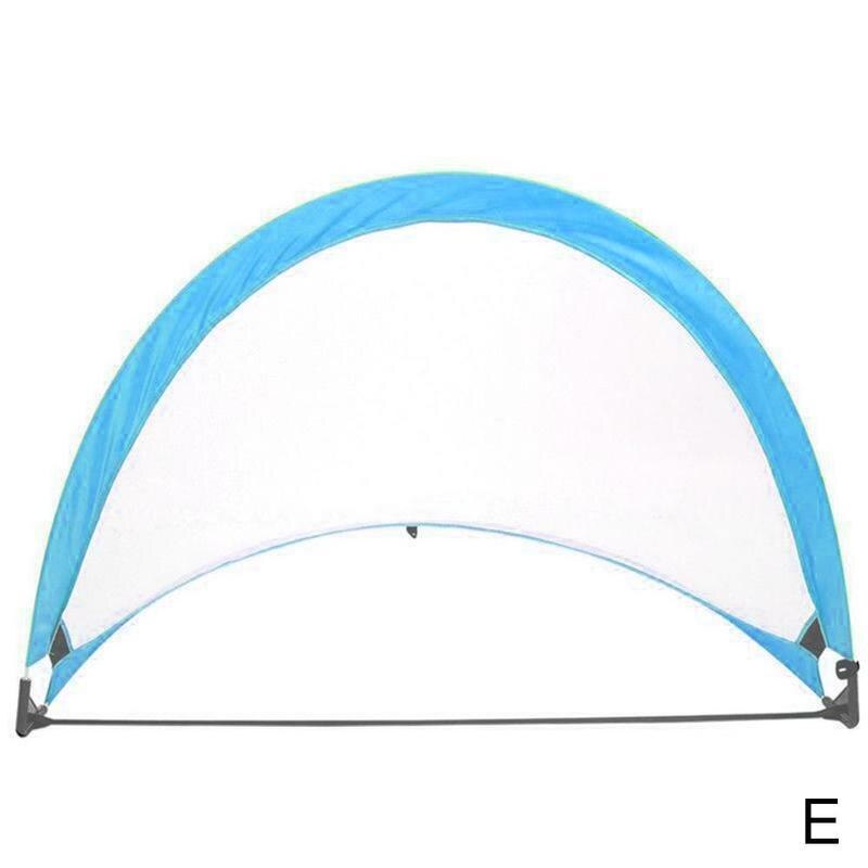Portería de fútbol de 5 colores, Red de entrenamiento plegable, juguete para jugar en interiores y exteriores: Blue