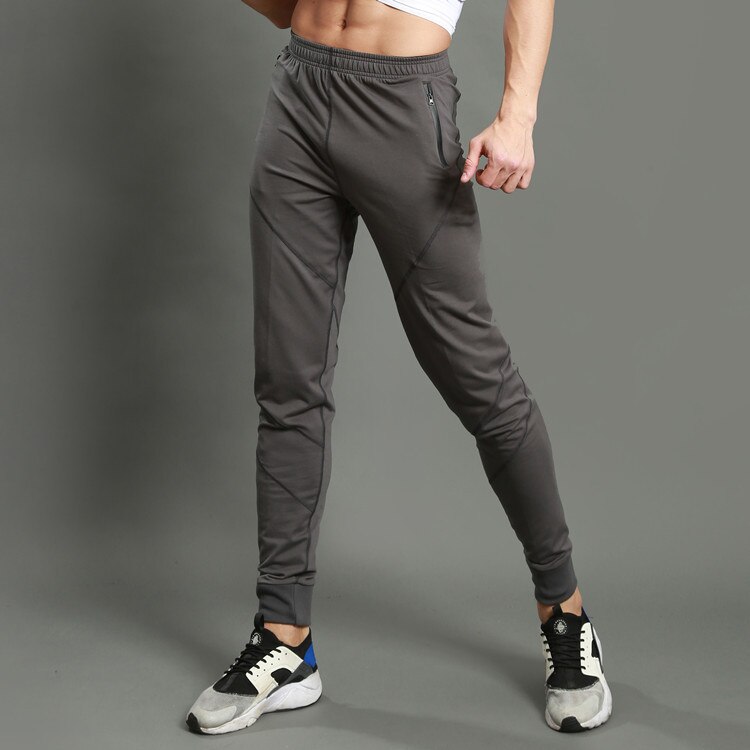 Crossfit Sweatpants Mens Quick Dry Breathable Pants Fitness Tights Joggers Sports Pants Male Gyms Zipper Sportswear M-3XL