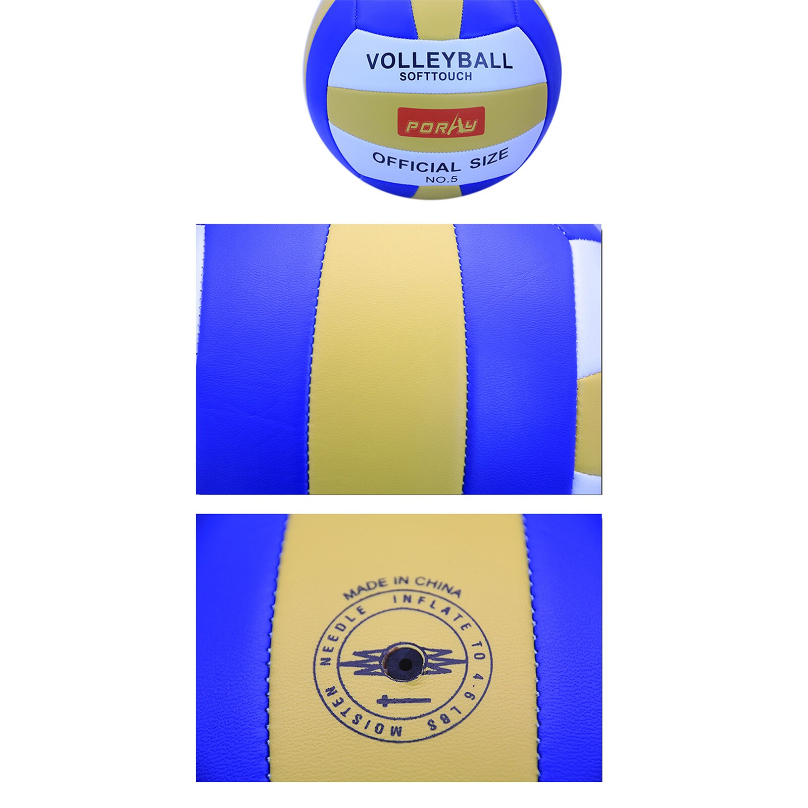 Größe 5 Volleyball dauerhaft Wasserdicht PU Sanft berühren Volley drinnen draussen Aktivitäzehn für Strand Ausbildung Spiel Fitnessstudio