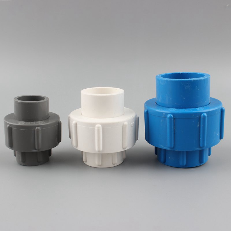 20 25 32 40 50Mm Union Connector PVC Plastic Water Supply Pipe Fittings Garden Irrigation Joint Fish Tank Accessories