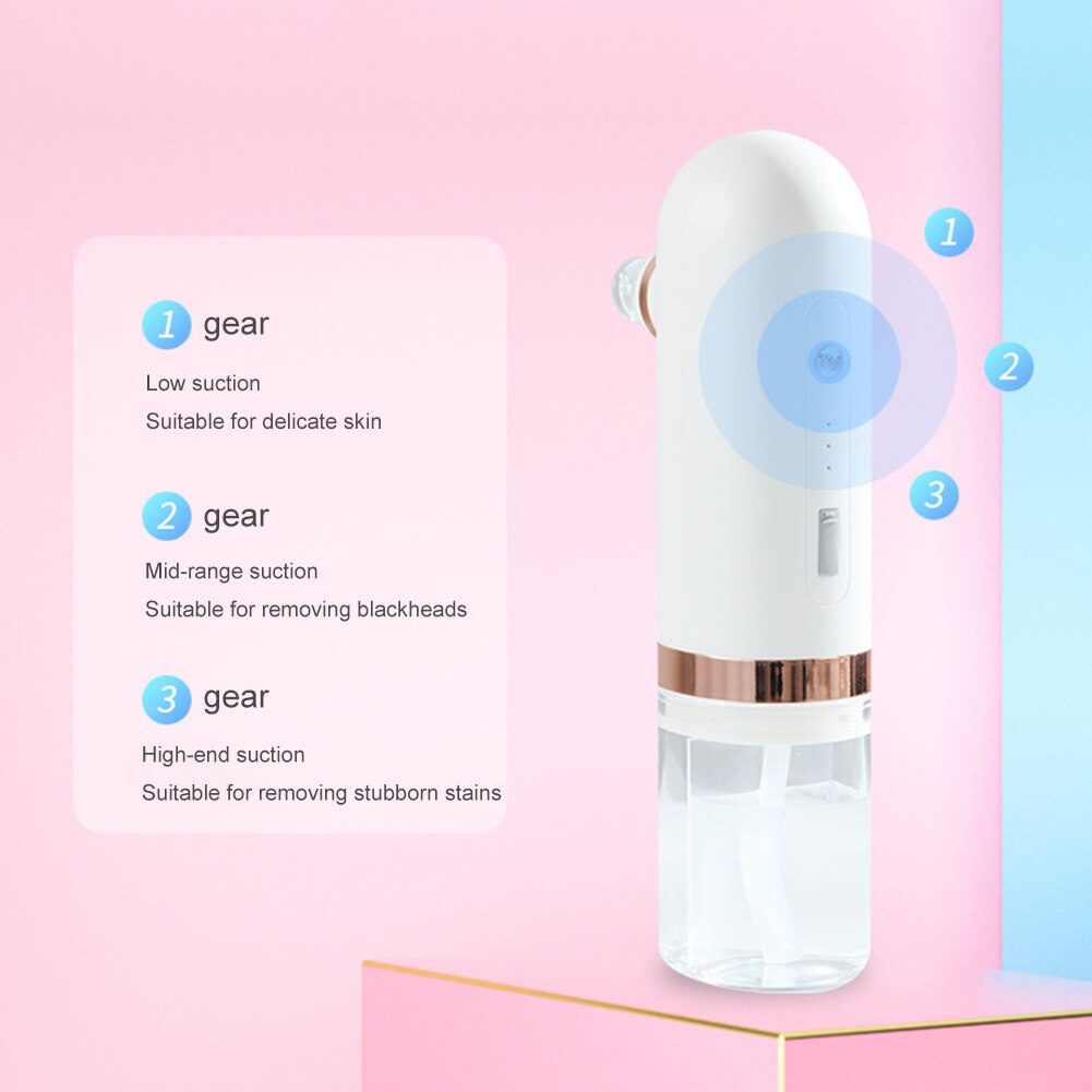 Household Small Bubble Cleaner With Water Cycle Cleaning Vacuum Blackhead Acne Remover Facial Electric Pore Deep Cleansing Tool
