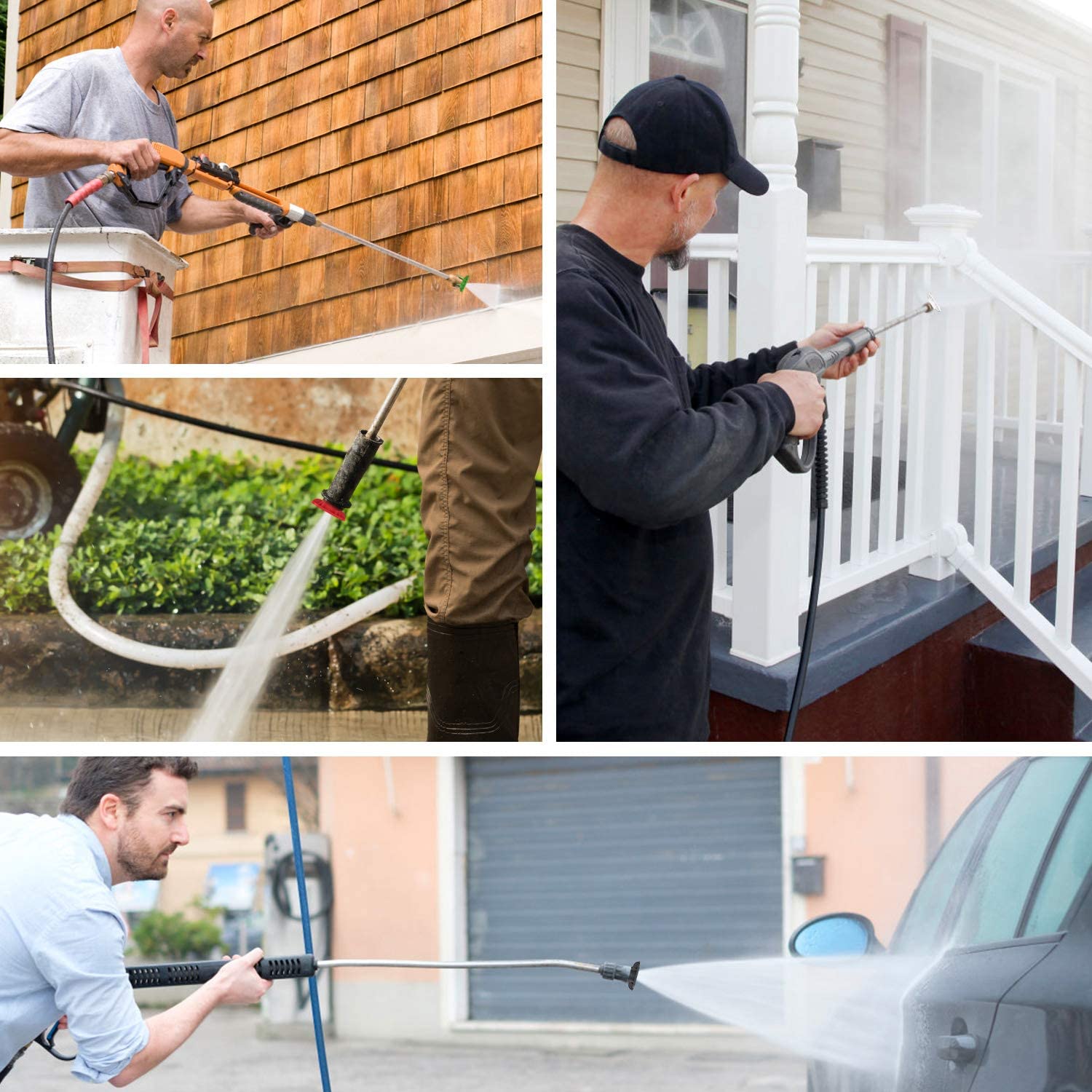 Tool Dagelijks Quick Connect Turbo Mondstuk Universele Voor Koud Water Hogedrukreinigers Voor Hogedrukreinigers Tot 3600 Psi