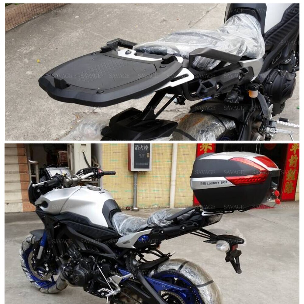 Motorcycle CNC Aluminum Rear Carrier Luggage Rack For YAMAHA FJ-09 / MT-09 Tracer