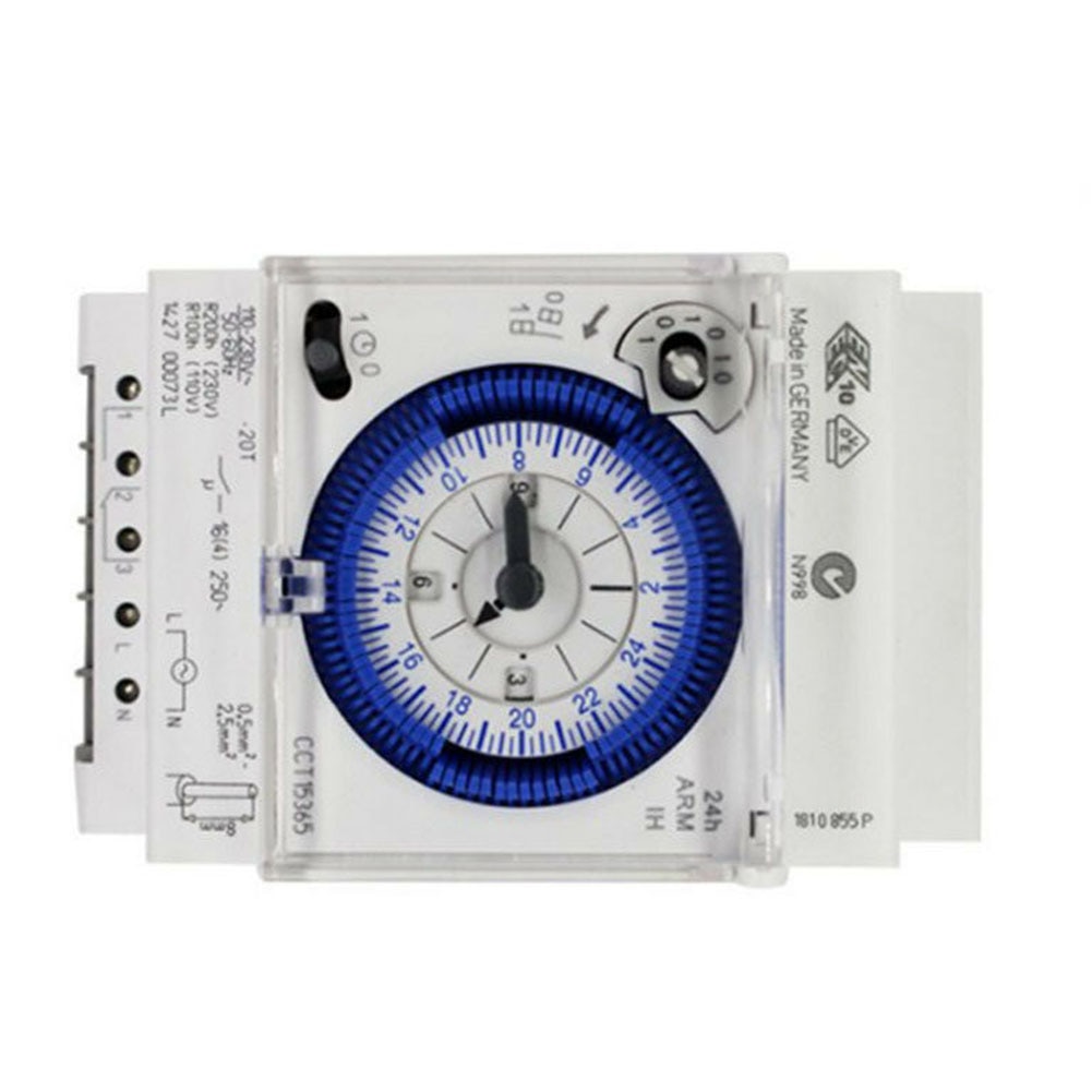 Analog Mechanical Timer Switch 110V-220V 24 Hours Daily Programmable UK Mechanical Timer Timer Timer Control