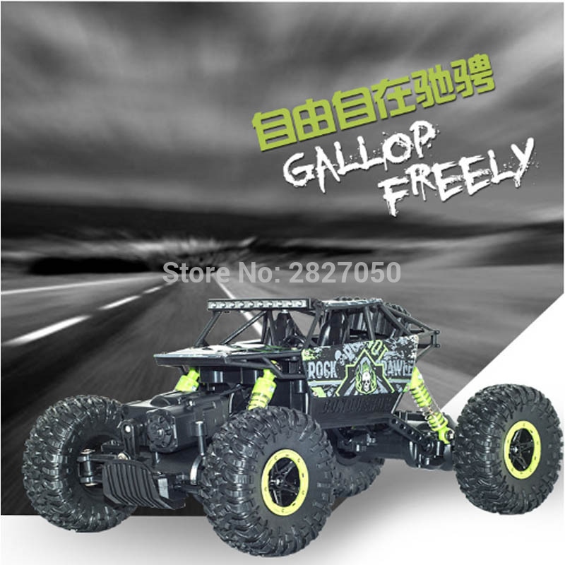 2.4G 4CH 4WD Rock Crawlers climbing RC Car 4x4 Driving Car Double Motors Drive Bigfoot Car Remote Control Off-Road Vehicle toy