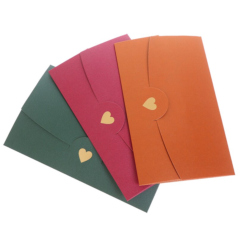 Mini Sobres de papel nacarado con estampado, , uso práctico, 20 unids/lote
