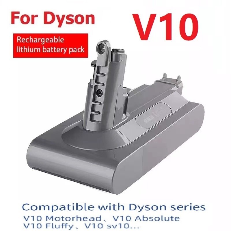 for Dyson vacuum cleaner V10 SV12/Animal/Fluffy battery compatible with Motorhead/Absolute series rechargeable lithium battery
