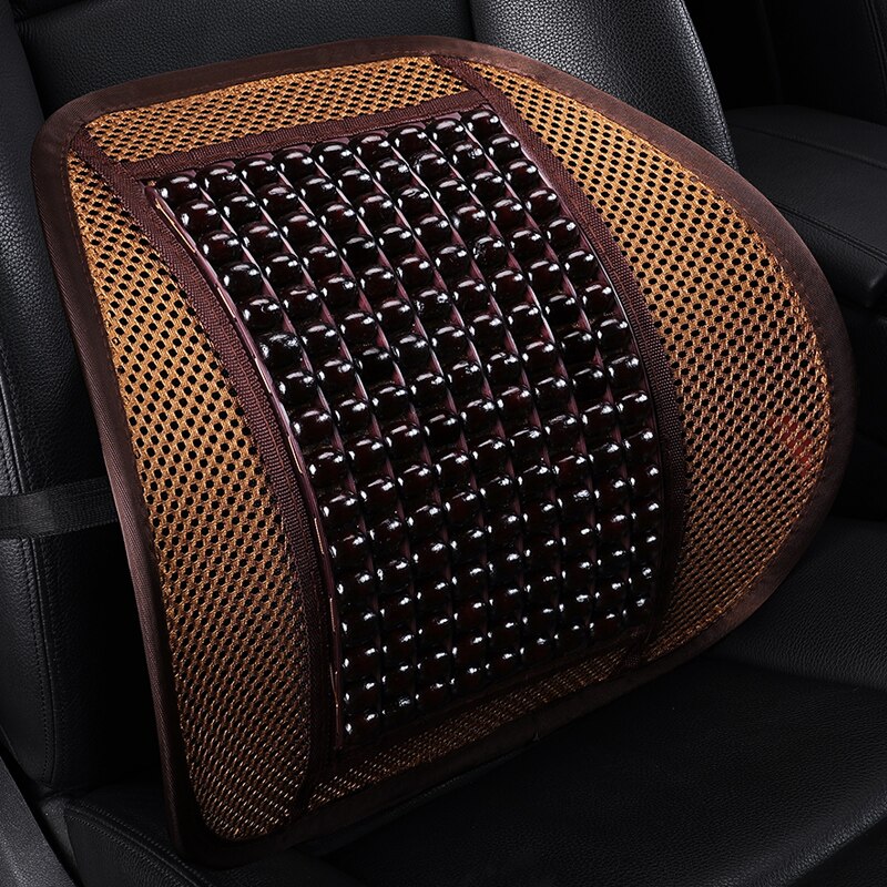 Universal- Holz Auto Zurück Unterstützung Stuhl Massage Lenden Unterstützung Taille Kissen Gittergewebe Lüften Kissen Pad Für Auto Sekretariat Heimat