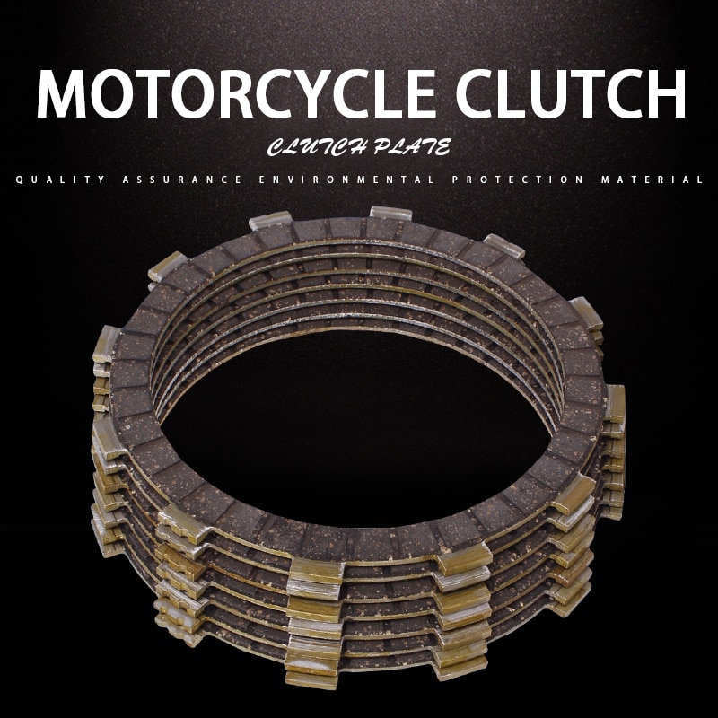 1 set 7 st kopplingsskivor friktionsplattor tillbehör kopplingsplattor för yamaha  xv400 virago 89-94 xvs 400 drag star  xv535 ds4 00-15