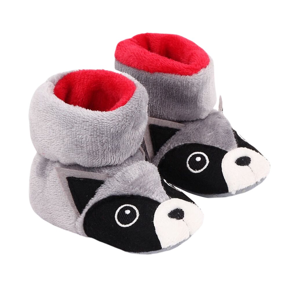 Cartoon Schattige Kleine Baby Snowboots Winter Warm Animal Laarsjes Soft Sole Anti-Slip Baby Prewalkers Katoen Laarzen Voor baby: 4 / 9 to 11 months