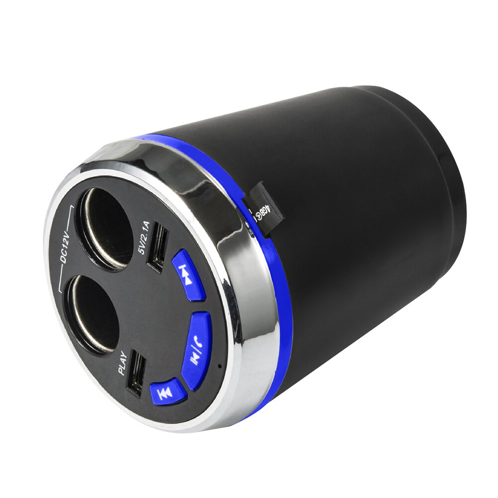 Cup Shaped Dual USB Port-s Bluetooth Car Auto Charger MP3 Player Cup Shaped Dual USB Port-s Bluetooth Car Auto Charger MP3 Playe