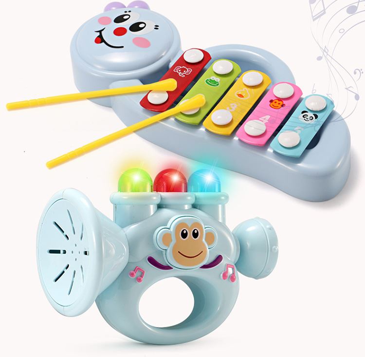 Andador de bebés de , juguete multifuncional, carrito para niños pequeños, andador Musical de ABS con tornillo ajustable