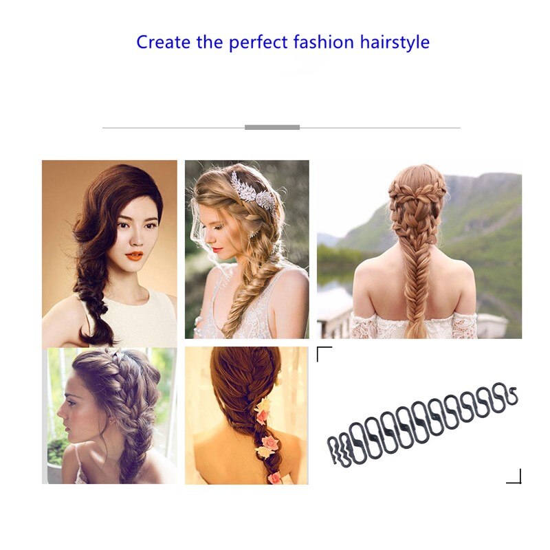 Franse Haar Vlechten Tool Vlecht Haar Braider Roller Haak Vlechten Golvend Krullen Hair Twist Braid Hair Styling Diy Haar Accessoire